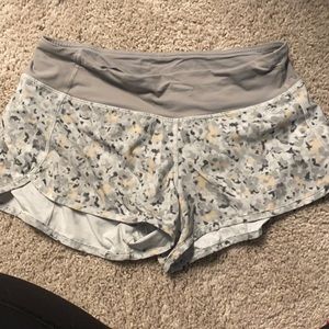 LULULEMON speed shorts